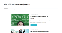 Desktop Screenshot of moncefmzabi.net